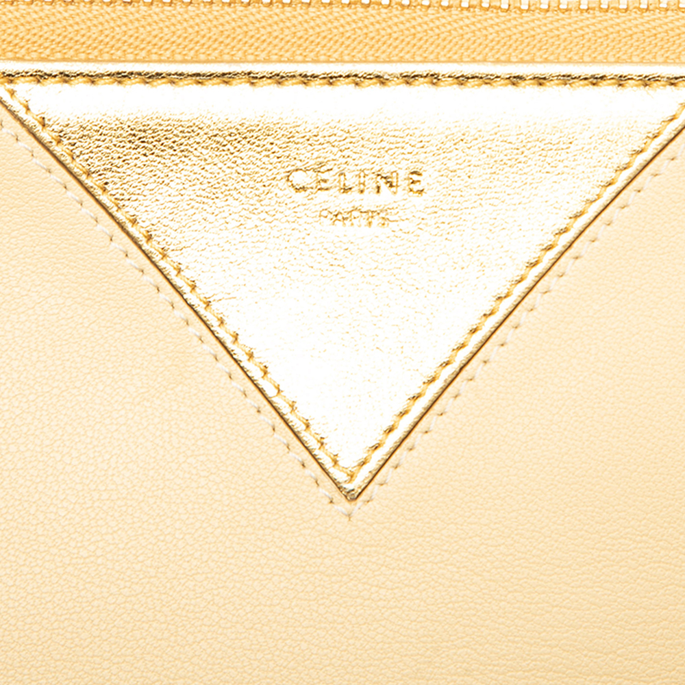 Pre-Loved Celine Bicolor Lambskin Coeur Clutch - Picture 5 of 7